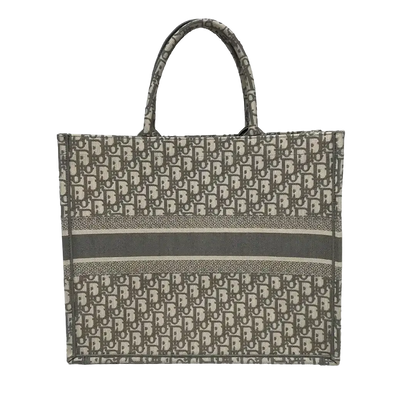 Christian Dior Book Tote Large Oblique grey / Ungetragen - Echtheitscheck