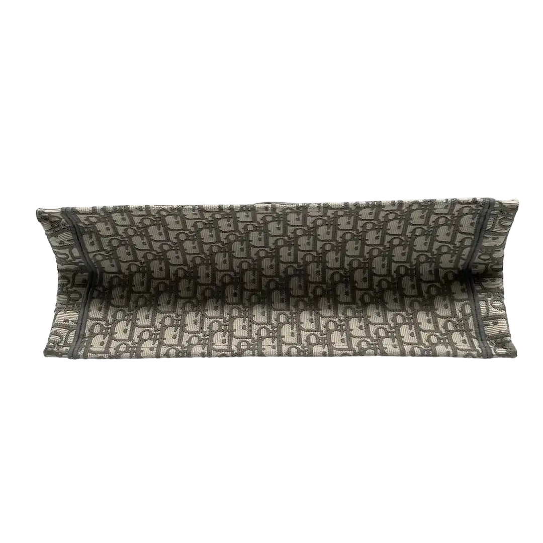 Christian Dior Book Tote Large Oblique grey / Ungetragen - Echtheitscheck