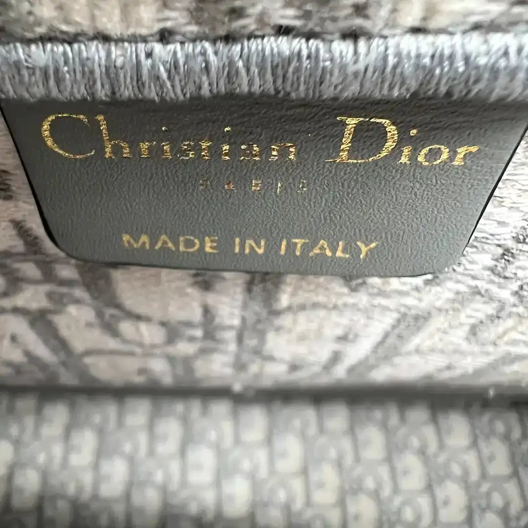 Christian Dior Book Tote Large Oblique grey / Ungetragen - Echtheitscheck