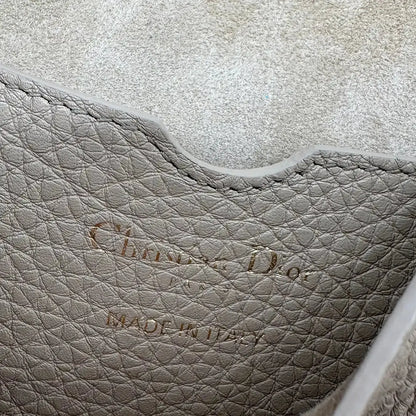 Christian Dior mittelgroße Bobby beige Leder Fullset / sehr gut Dior