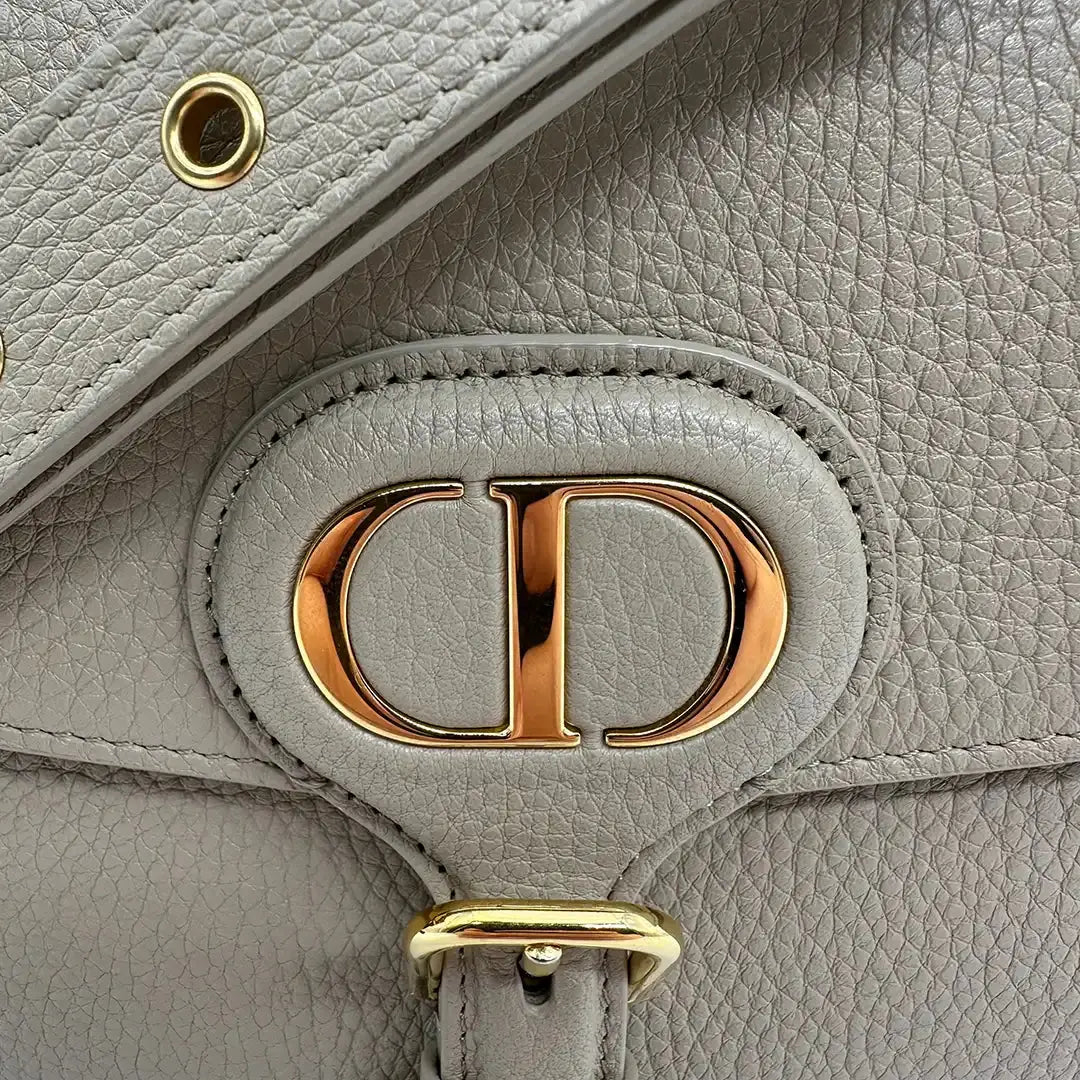 Christian Dior mittelgroße Bobby beige Leder Fullset / sehr gut Dior