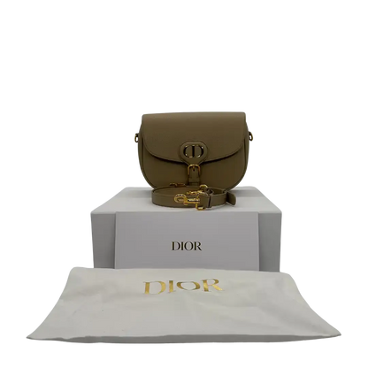 Christian Dior mittelgroße Bobby beige Leder Fullset / sehr gut Dior