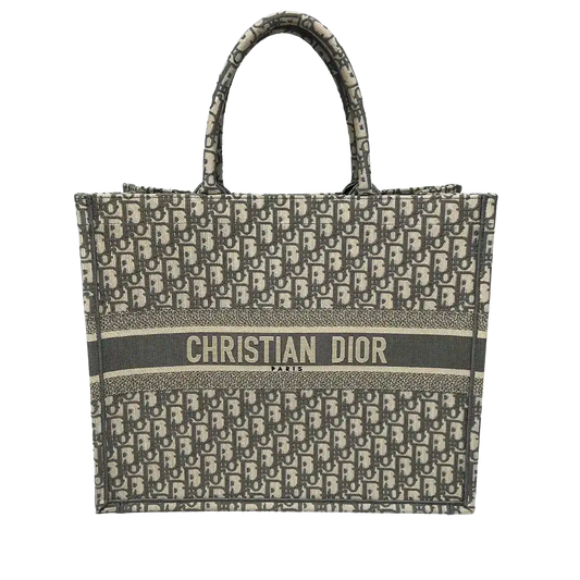 Christian Dior Book Tote Large Oblique grey / Ungetragen