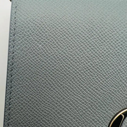 Christian Dior SLG 30 Montaigne 2 in 1 Pouch Kalbsleder wolkenblau / sehr gut Echtheitscheck