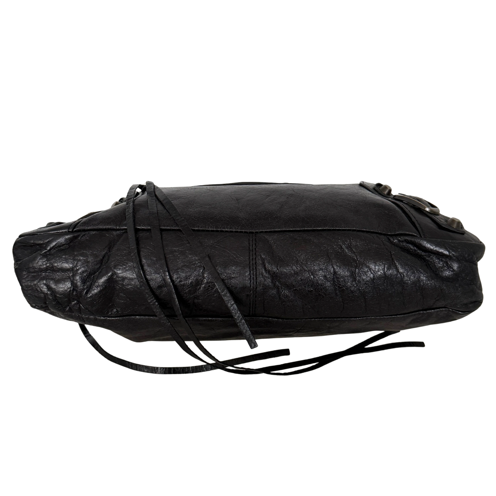 Balenciaga Le City Bag Mittelgroß Schwarz / sehr gut Balenciaga