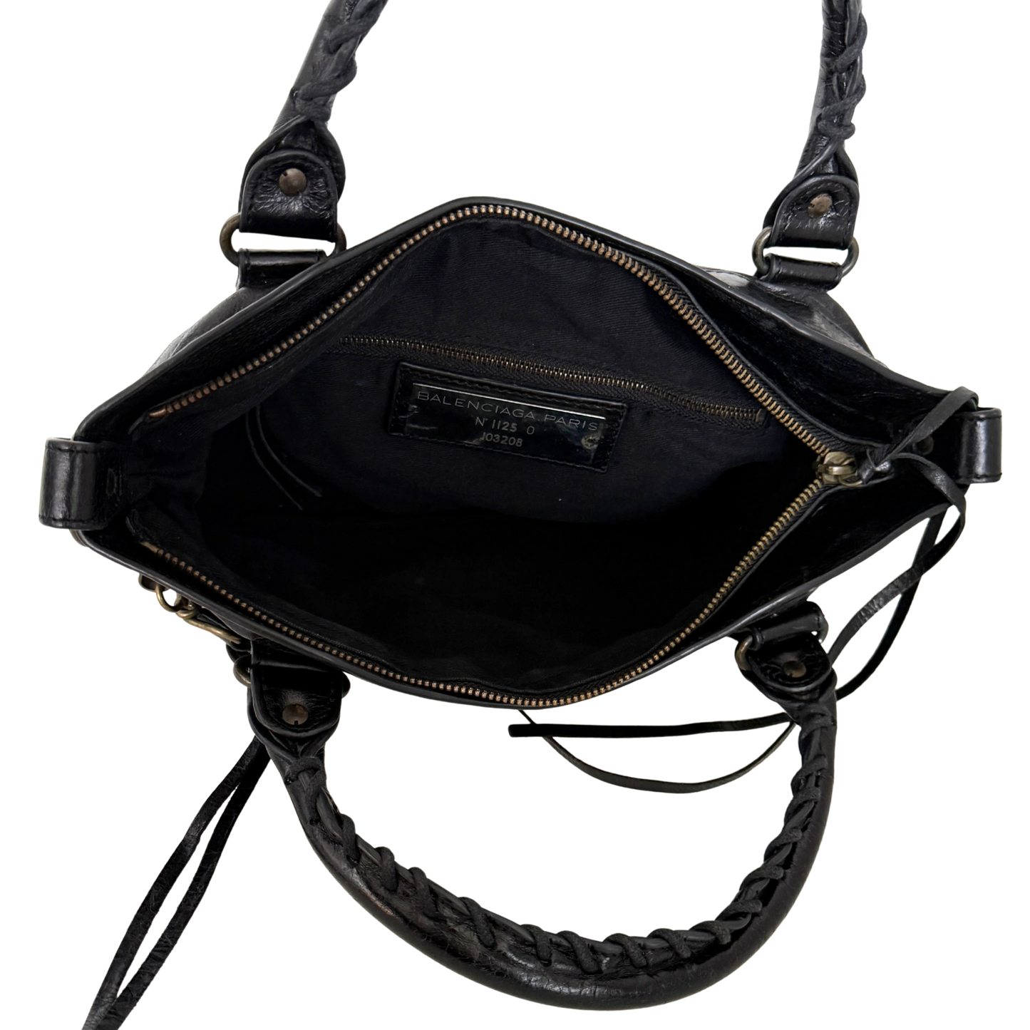 Balenciaga Le City Bag Mittelgroß Schwarz / sehr gut Balenciaga