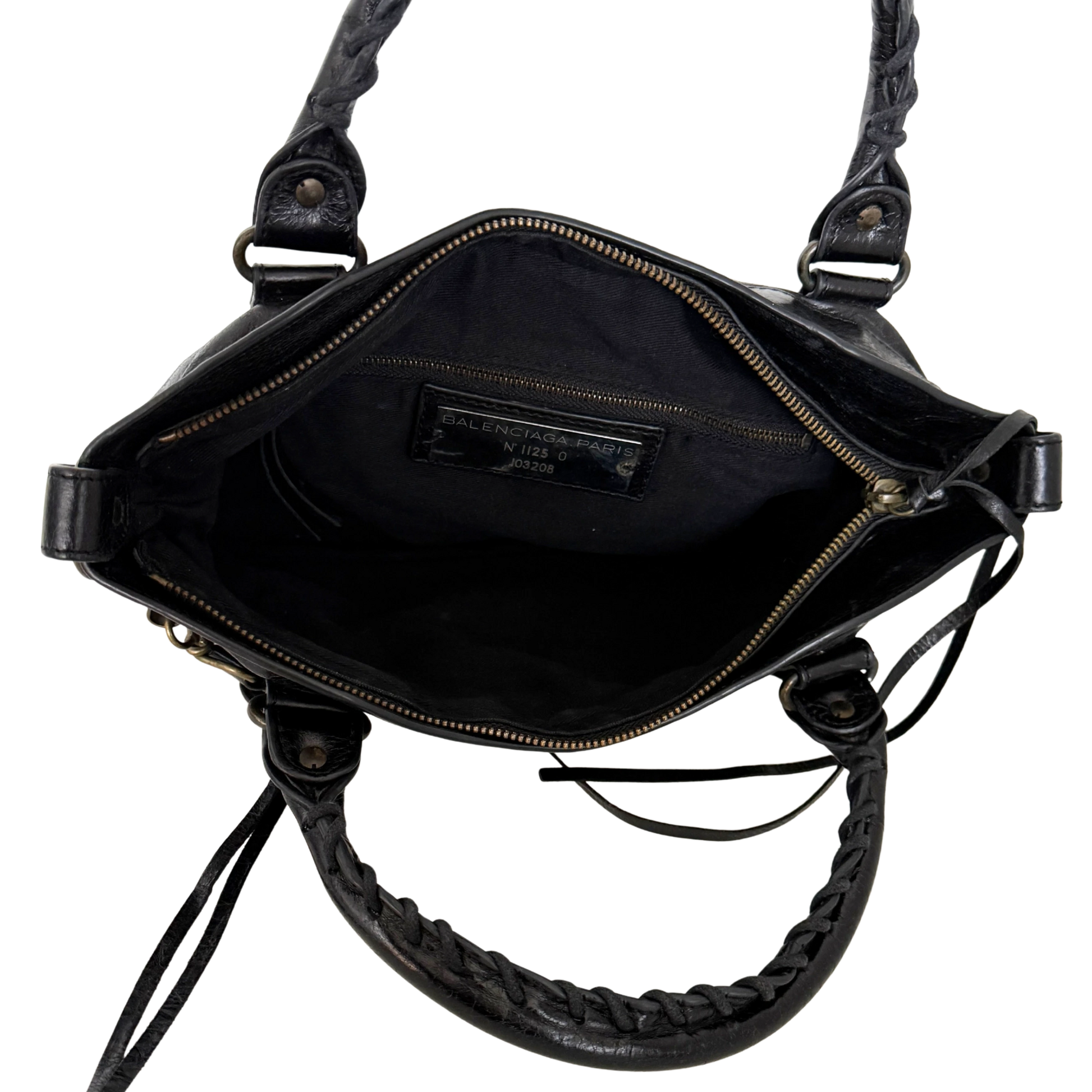 Balenciaga Le City Bag Mittelgroß Schwarz / sehr gut Balenciaga