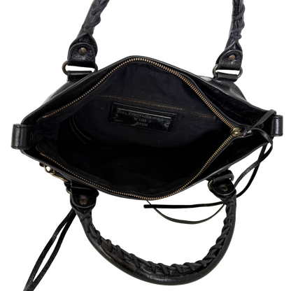 Balenciaga Le City Bag Mittelgroß Schwarz / sehr gut Balenciaga