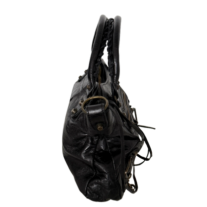 Balenciaga Le City Bag Mittelgroß Schwarz / sehr gut Balenciaga