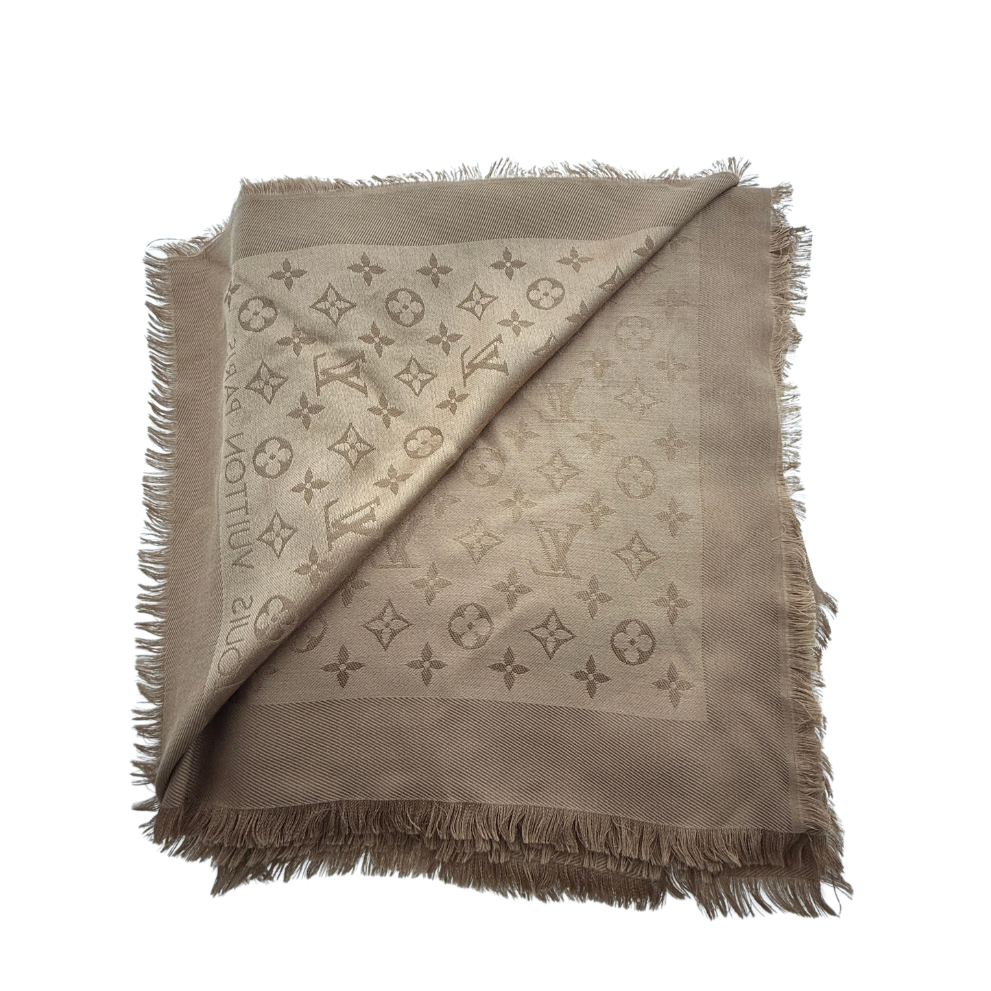 Louis Vuitton Monogram Classic Tuch Karamell Fullset / sehr gut Louis Vuitton