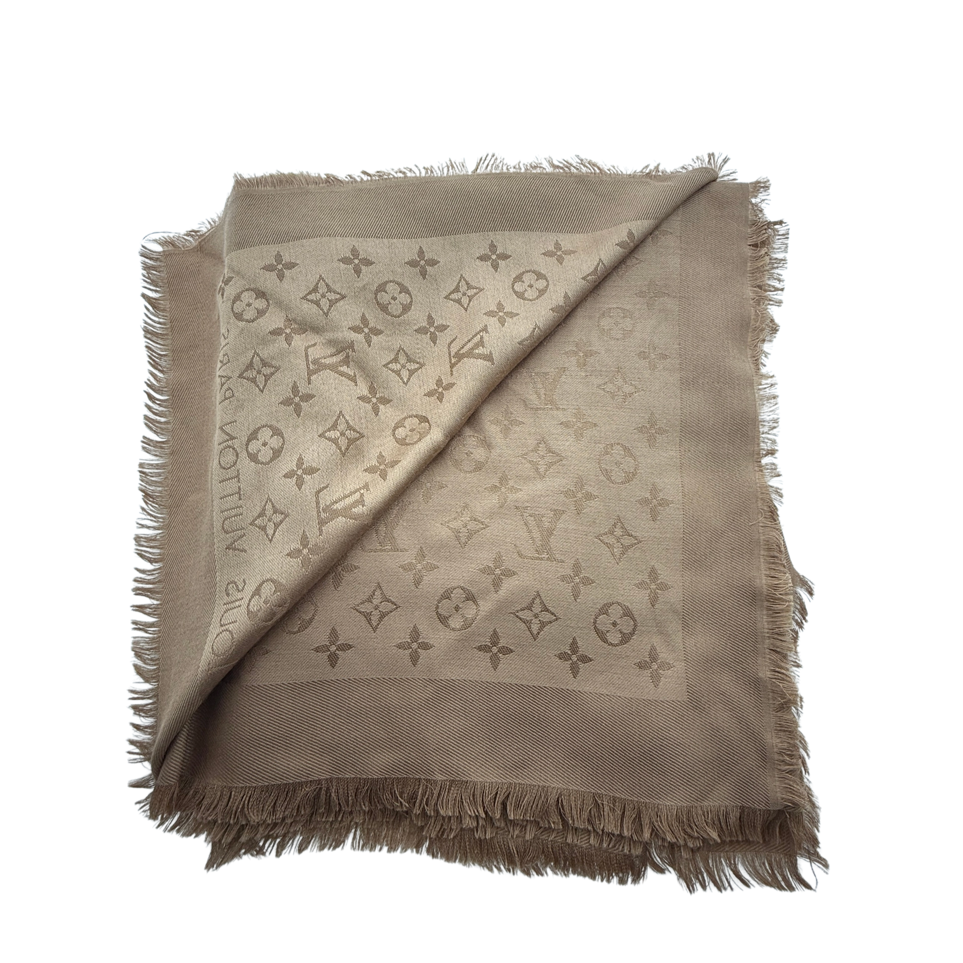 Louis Vuitton Monogram Classic Tuch Karamell Fullset / sehr gut Louis Vuitton