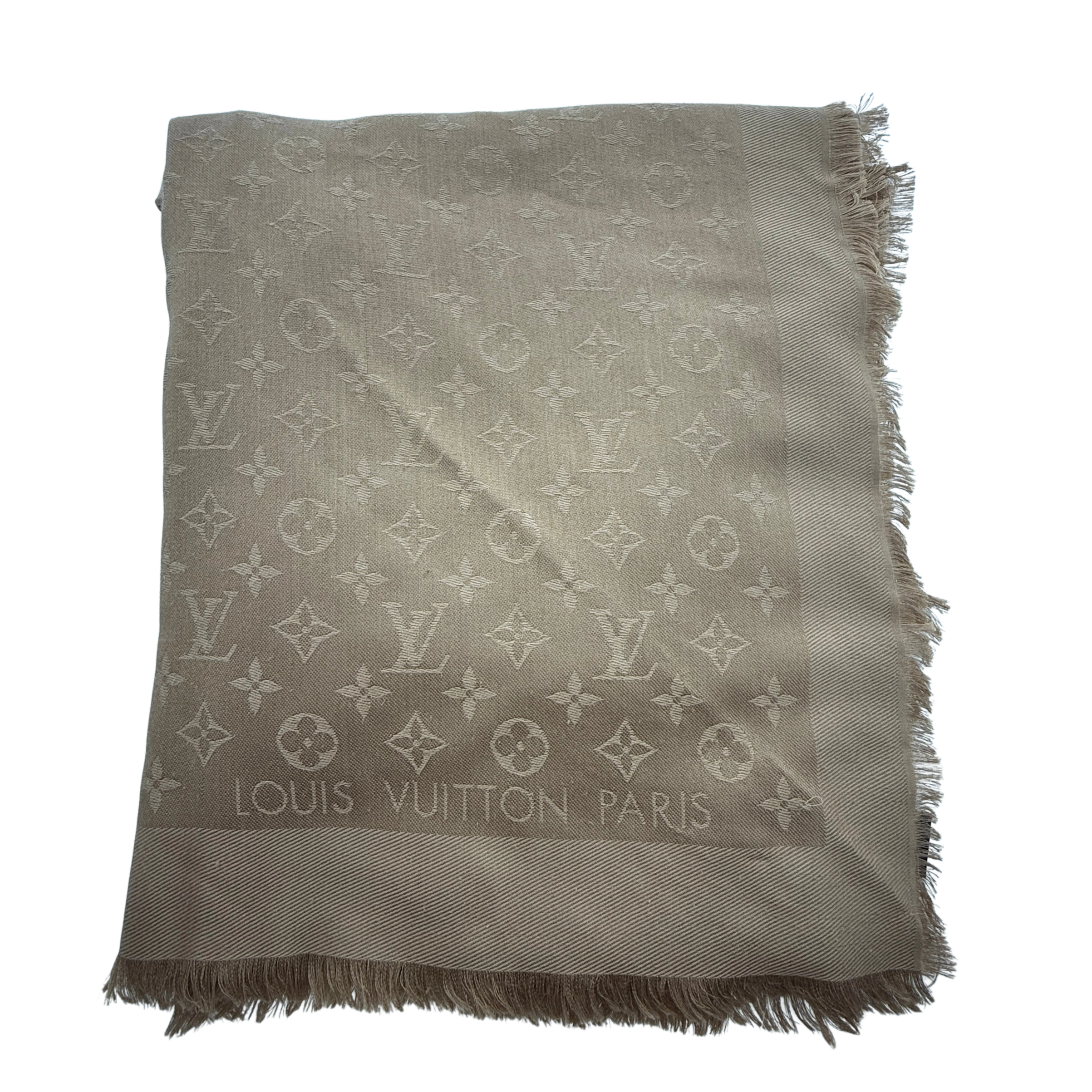 Louis Vuitton Monogram Classic Tuch Karamell Fullset / sehr gut Louis Vuitton