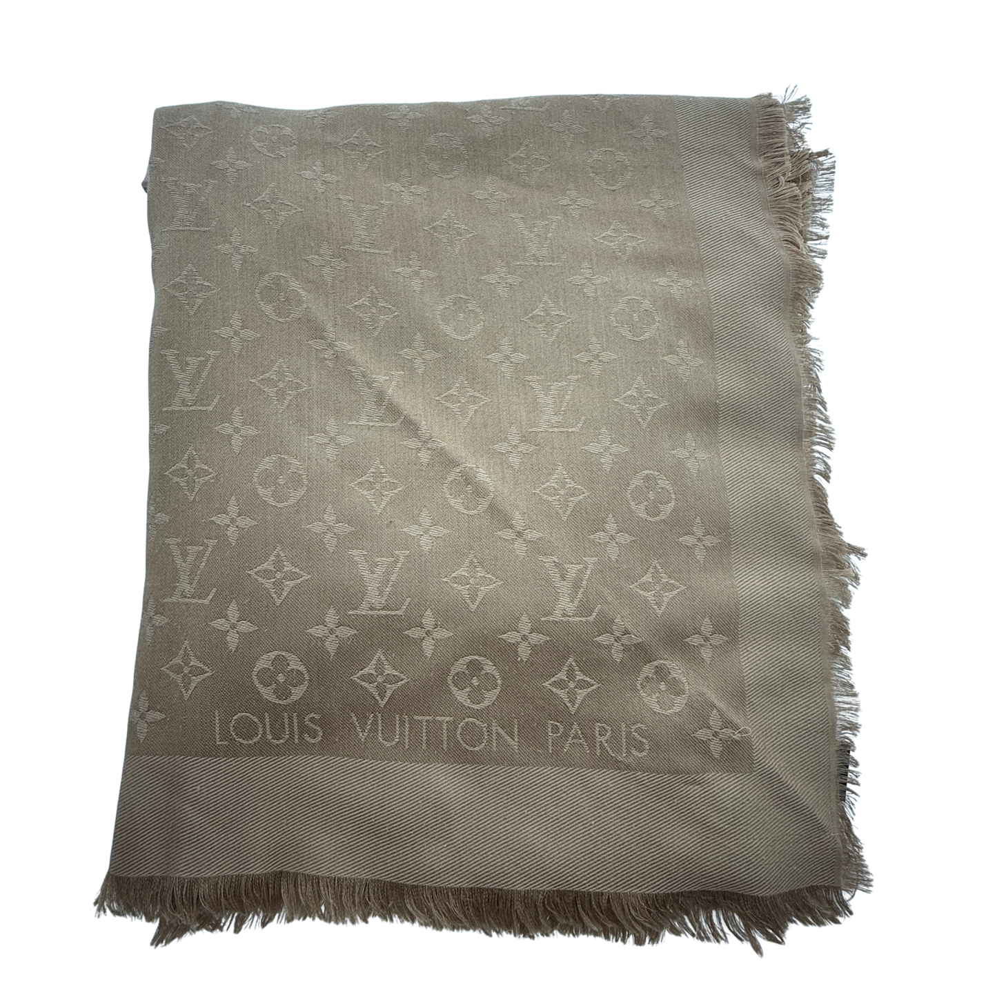 Louis Vuitton Monogram Classic Tuch Karamell Fullset / sehr gut Louis Vuitton