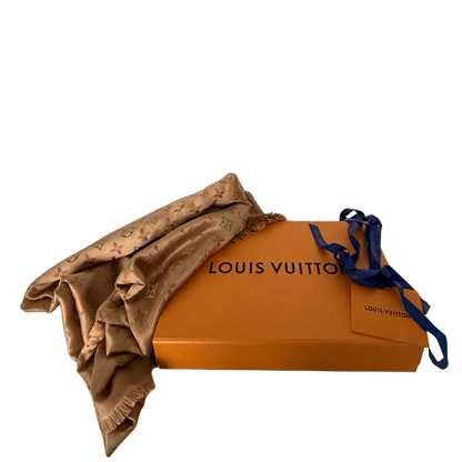 Louis Vuitton Monogram Classic Tuch Karamell Fullset / sehr gut Louis Vuitton