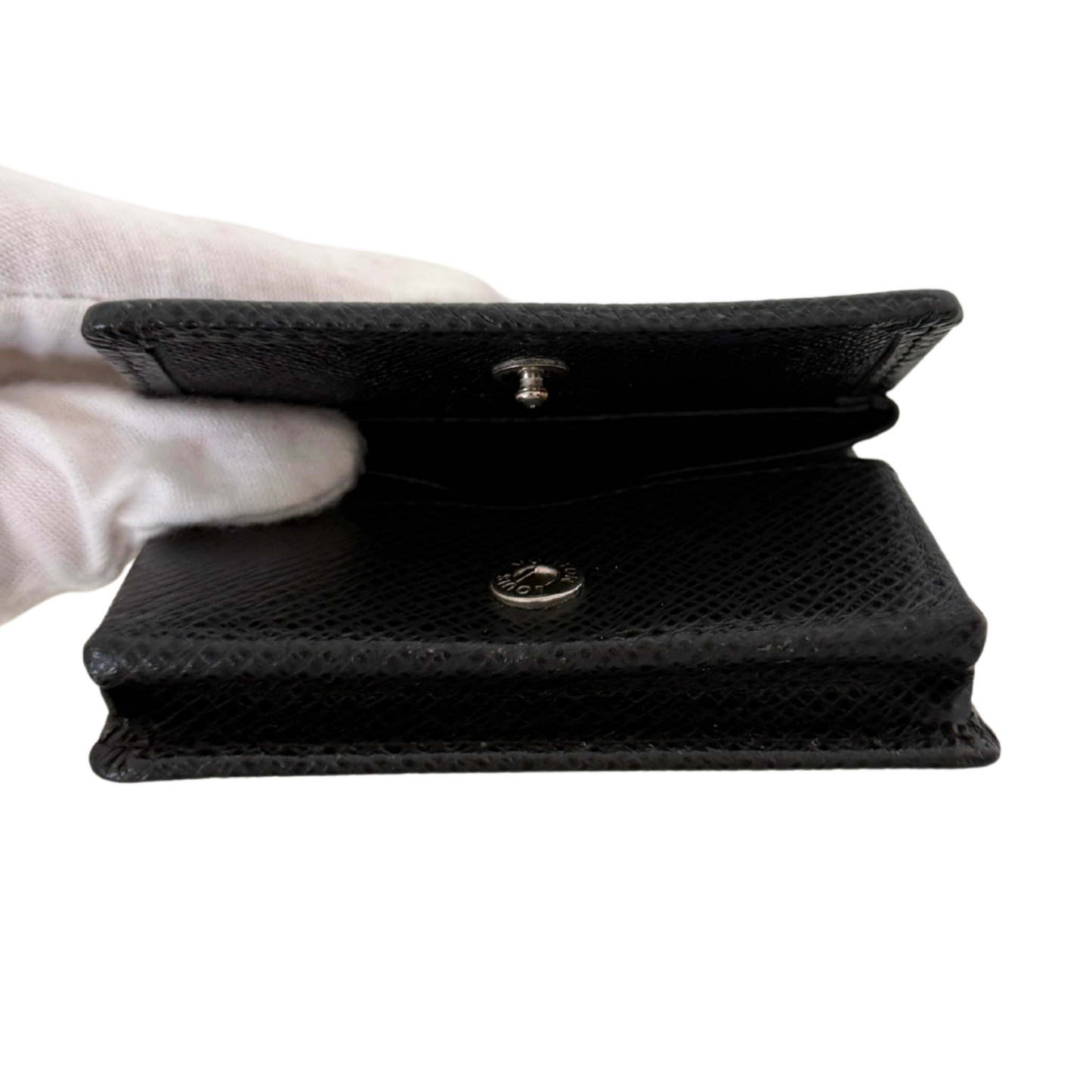Louis Vuitton Coin Geldbörse Schwarz / sehr gut Louis Vuitton