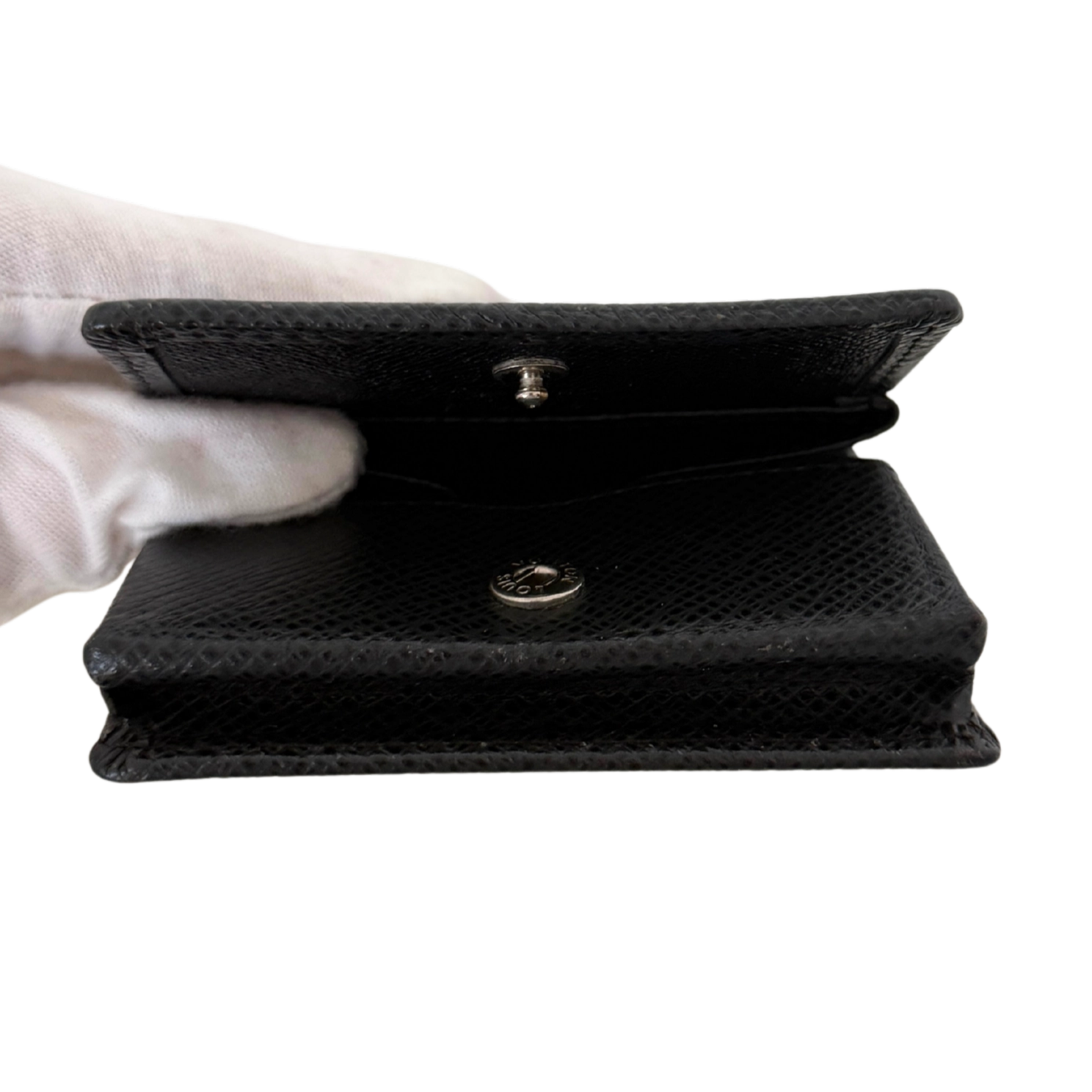 Louis Vuitton Coin Geldbörse Schwarz / sehr gut Louis Vuitton