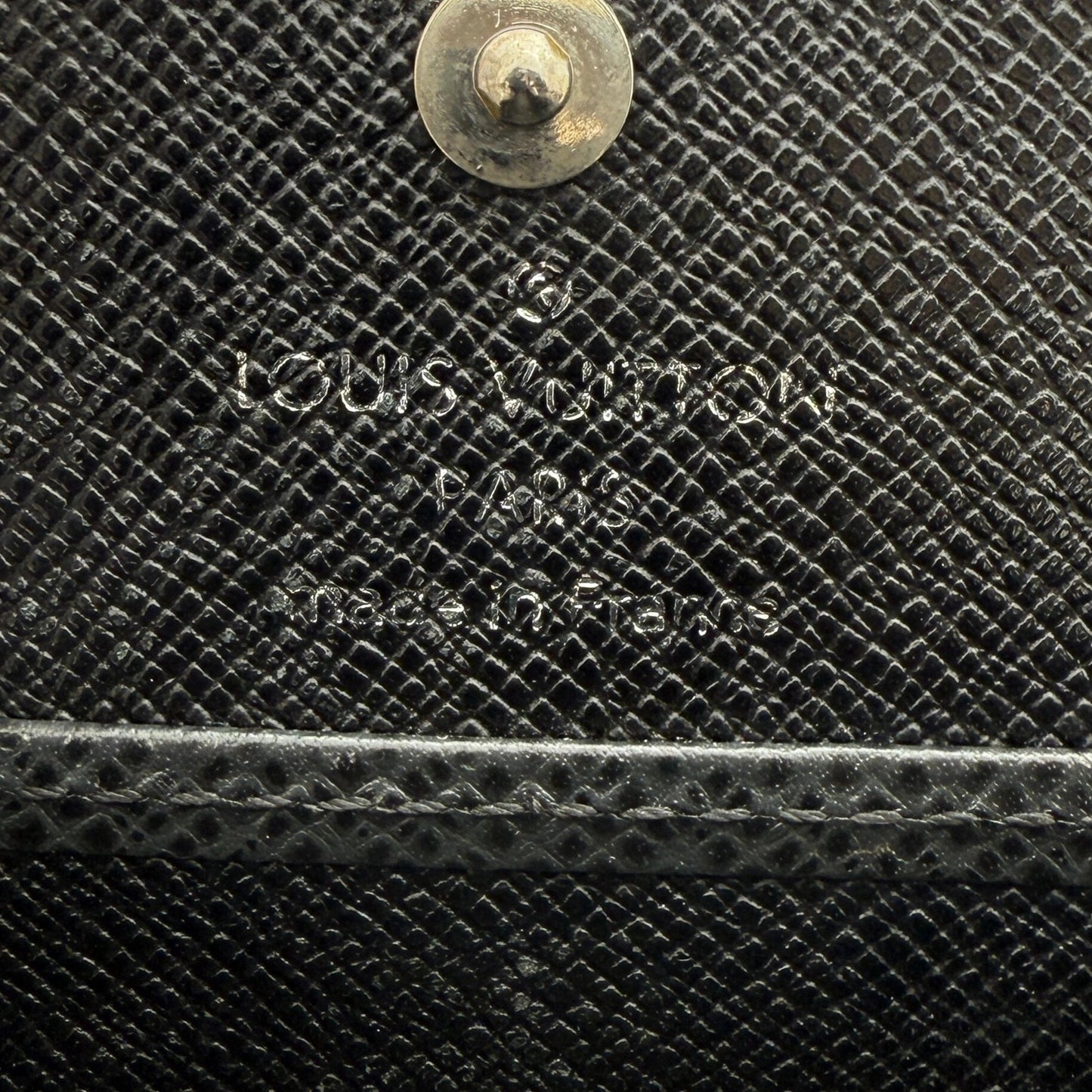 Louis Vuitton Coin Geldbörse Schwarz / sehr gut Louis Vuitton