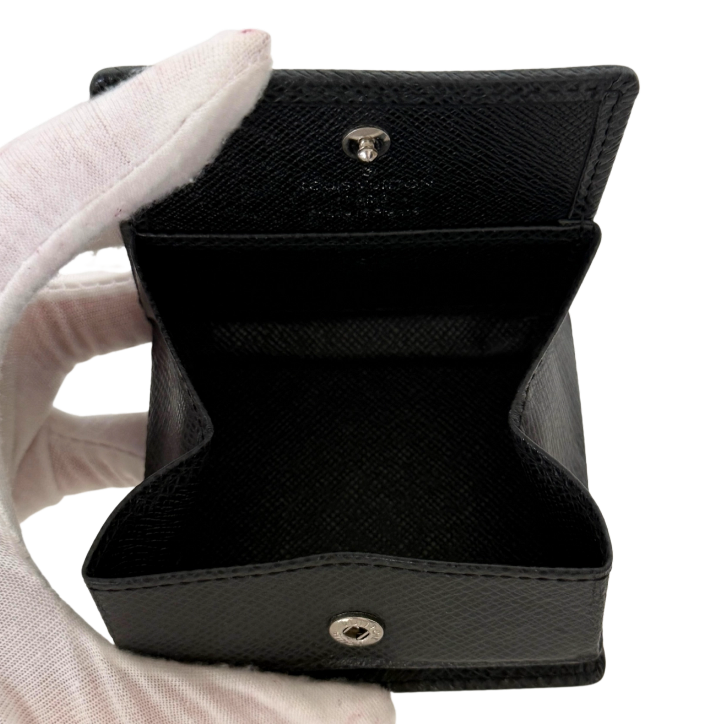 Louis Vuitton Coin Geldbörse Schwarz / sehr gut Louis Vuitton