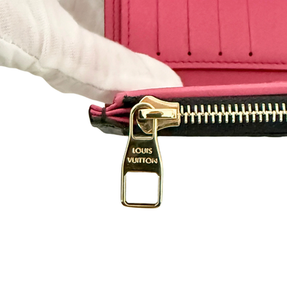 Louis Vuitton Compact Capucines Geldbörse Noir Rose / neuwertig Louis Vuitton