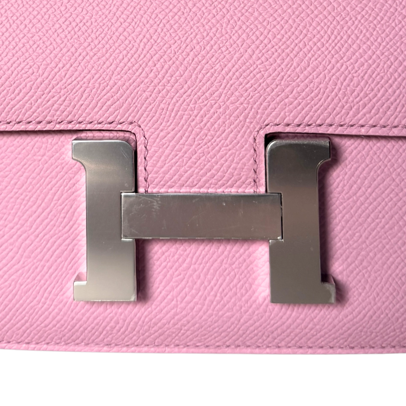 Hermès Constance 18 Epsom Leder Mauve Sylvestre Fullset / neuwertig