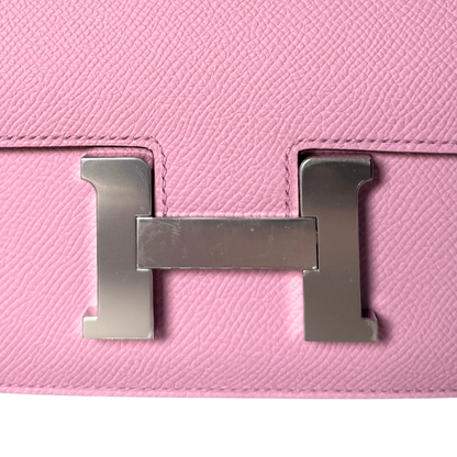 Hermès Constance 18 Epsom Leder Mauve Sylvestre Fullset / neuwertig