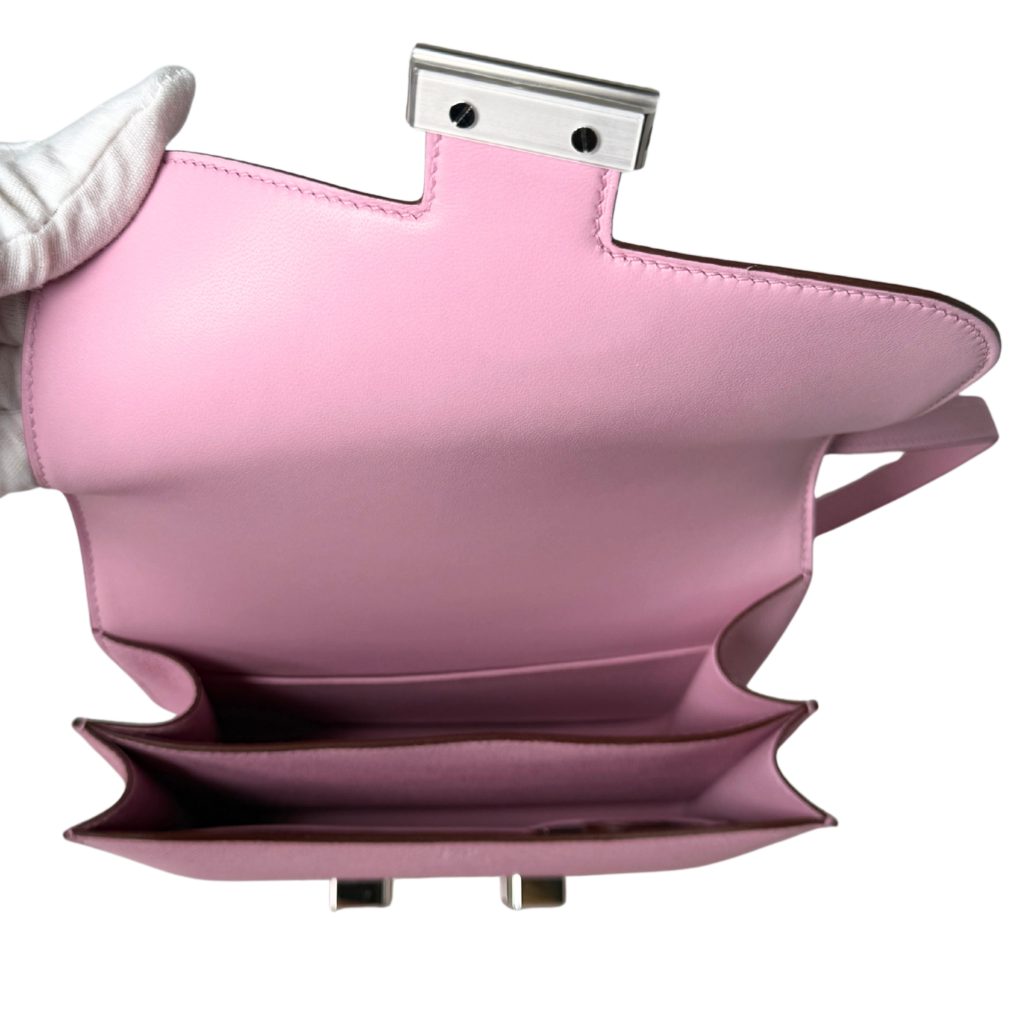 Hermès Constance 18 Epsom Leder Mauve Sylvestre Fullset / neuwertig