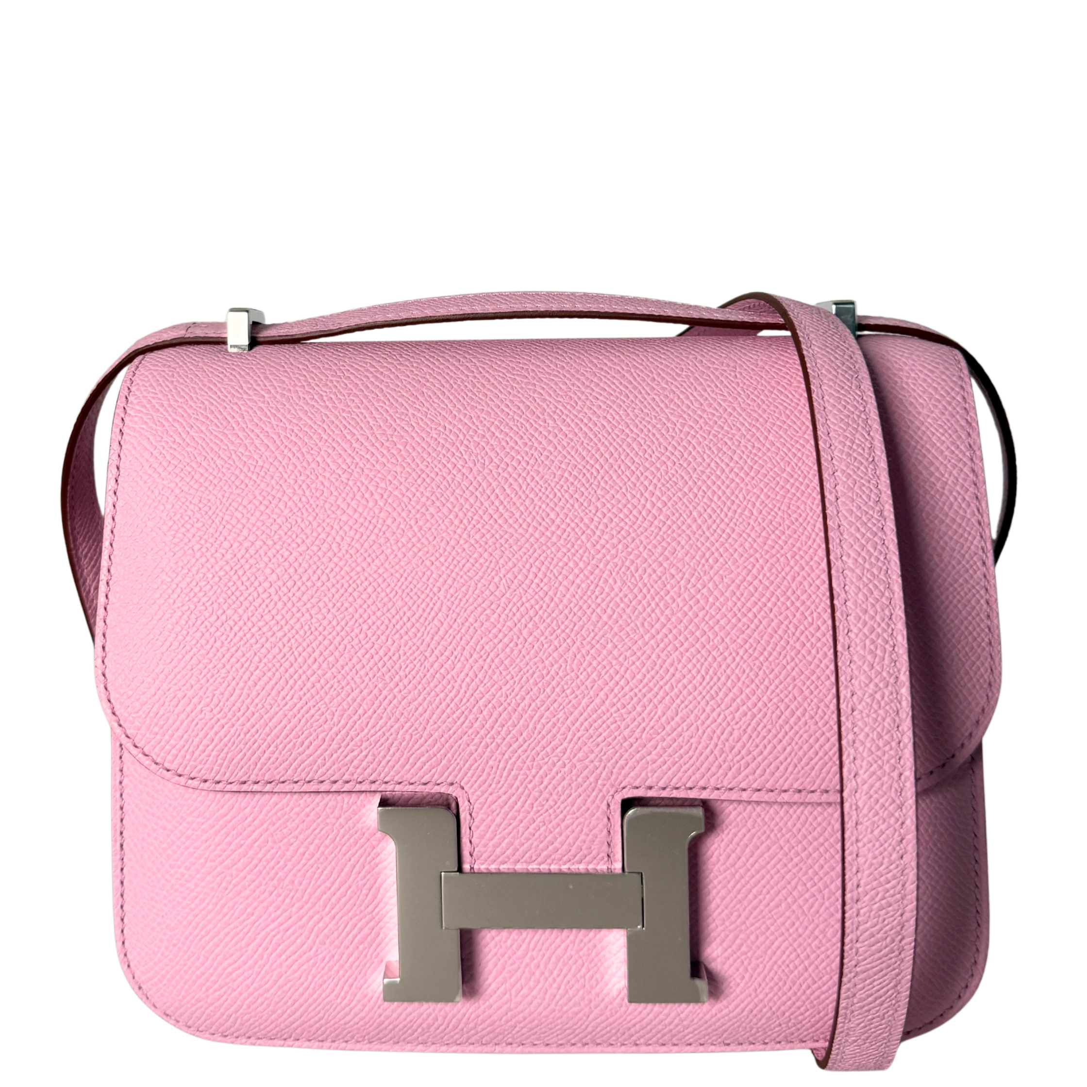 Hermès Constance 18 Epsom Leder Mauve Sylvestre Fullset / neuwertig