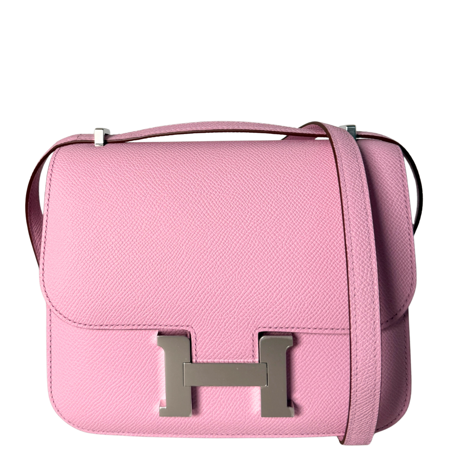 Hermès Constance 18 Epsom Leder Mauve Sylvestre Fullset / neuwertig