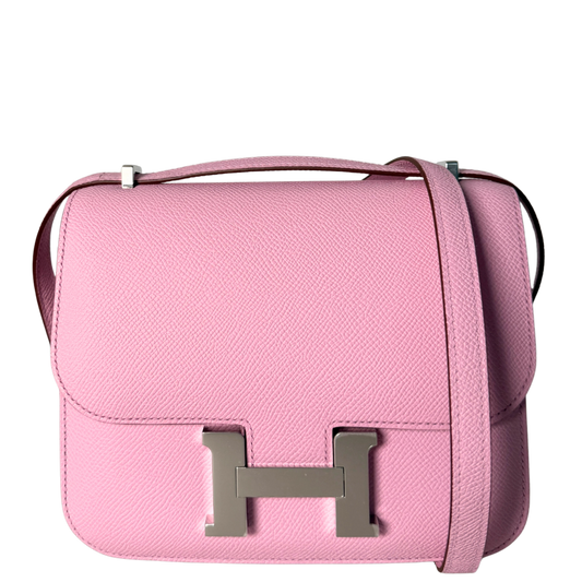 Hermès Constance 18 Epsom Leder Mauve Sylvestre Fullset / neuwertig