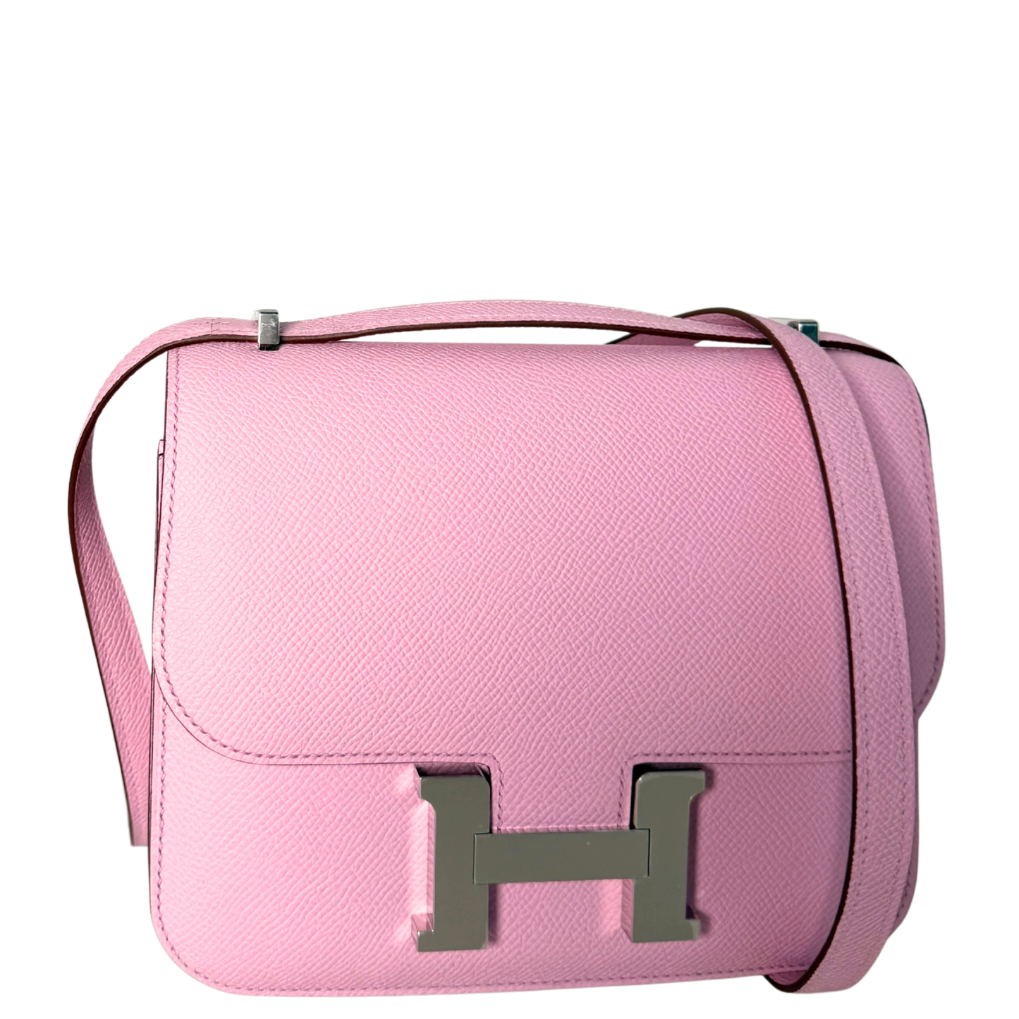 Hermès Constance 18 Epsom Leder Mauve Sylvestre Fullset / neuwertig