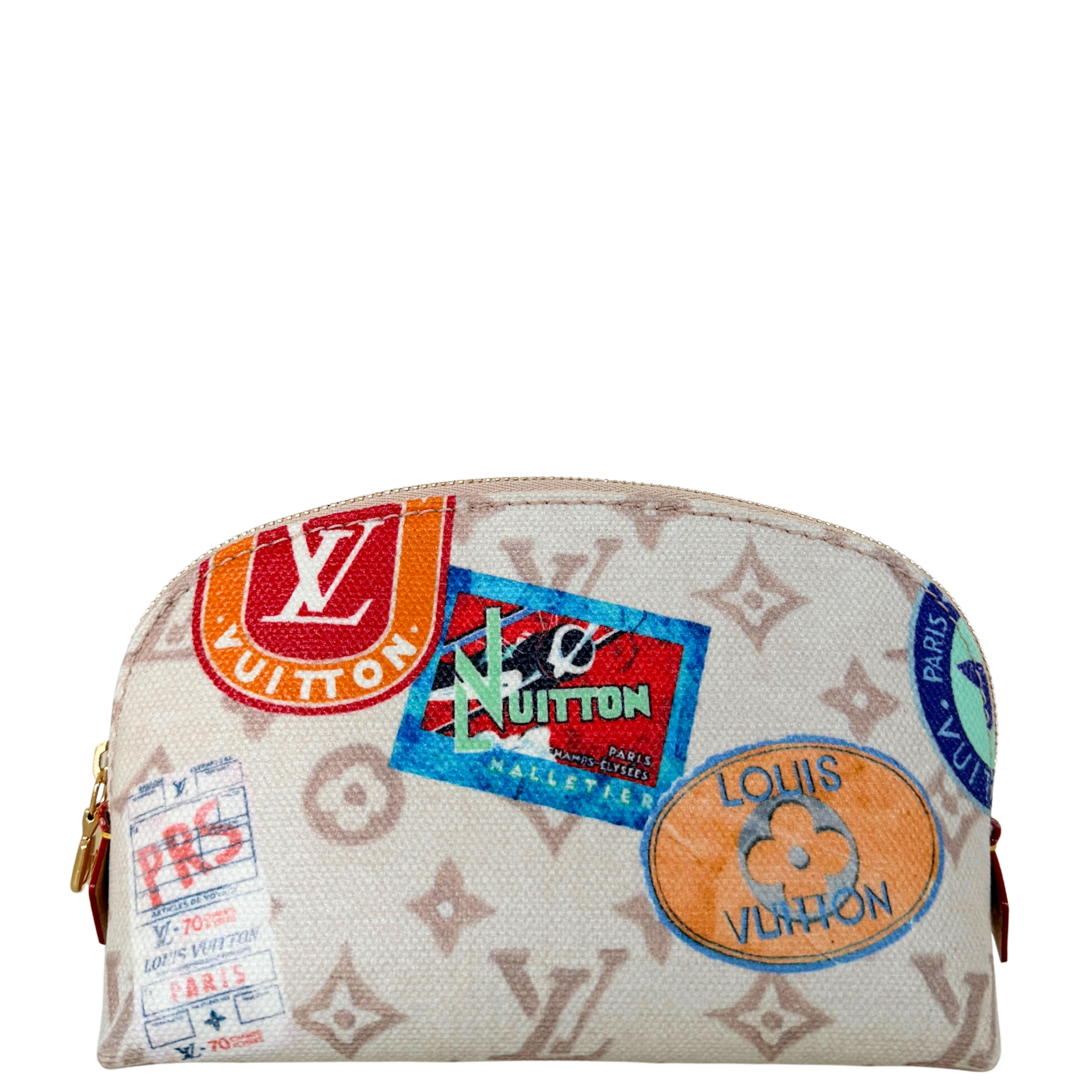 Louis Vuitton Cosmetic Pouch PM Dune Monogram Canvas Beige Fullset / neuwertig