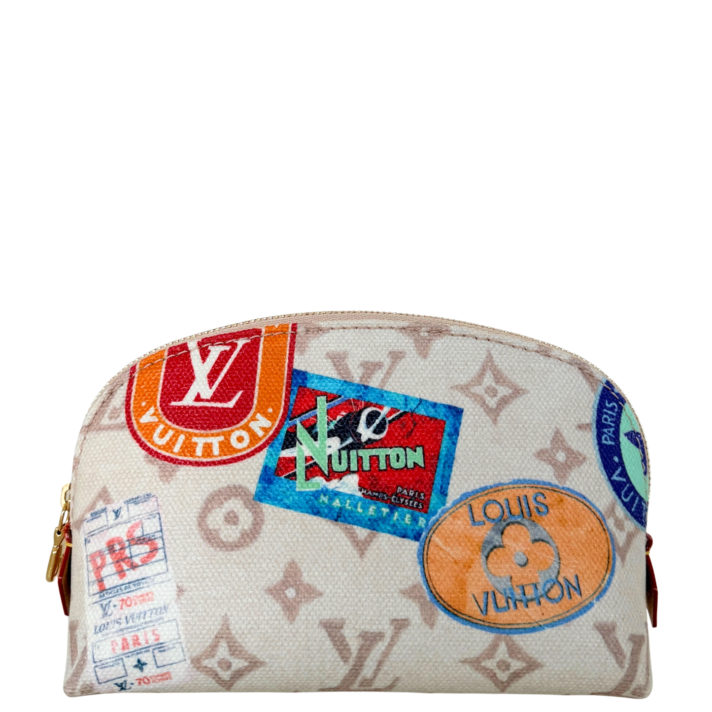 Louis Vuitton Cosmetic Pouch PM Dune Monogram Canvas Beige Fullset / neuwertig
