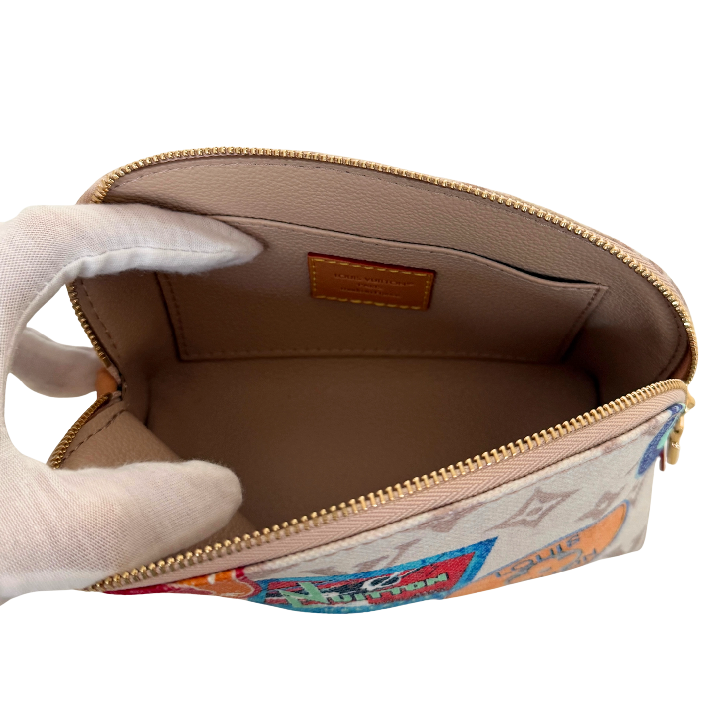 Louis Vuitton Cosmetic Pouch PM Dune Monogram Canvas Beige Fullset / neuwertig