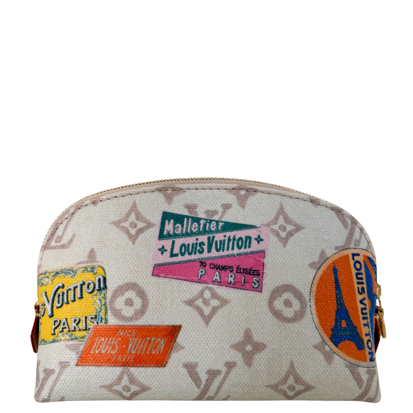 Louis Vuitton Cosmetic Pouch PM Dune Monogram Canvas Beige Fullset / neuwertig