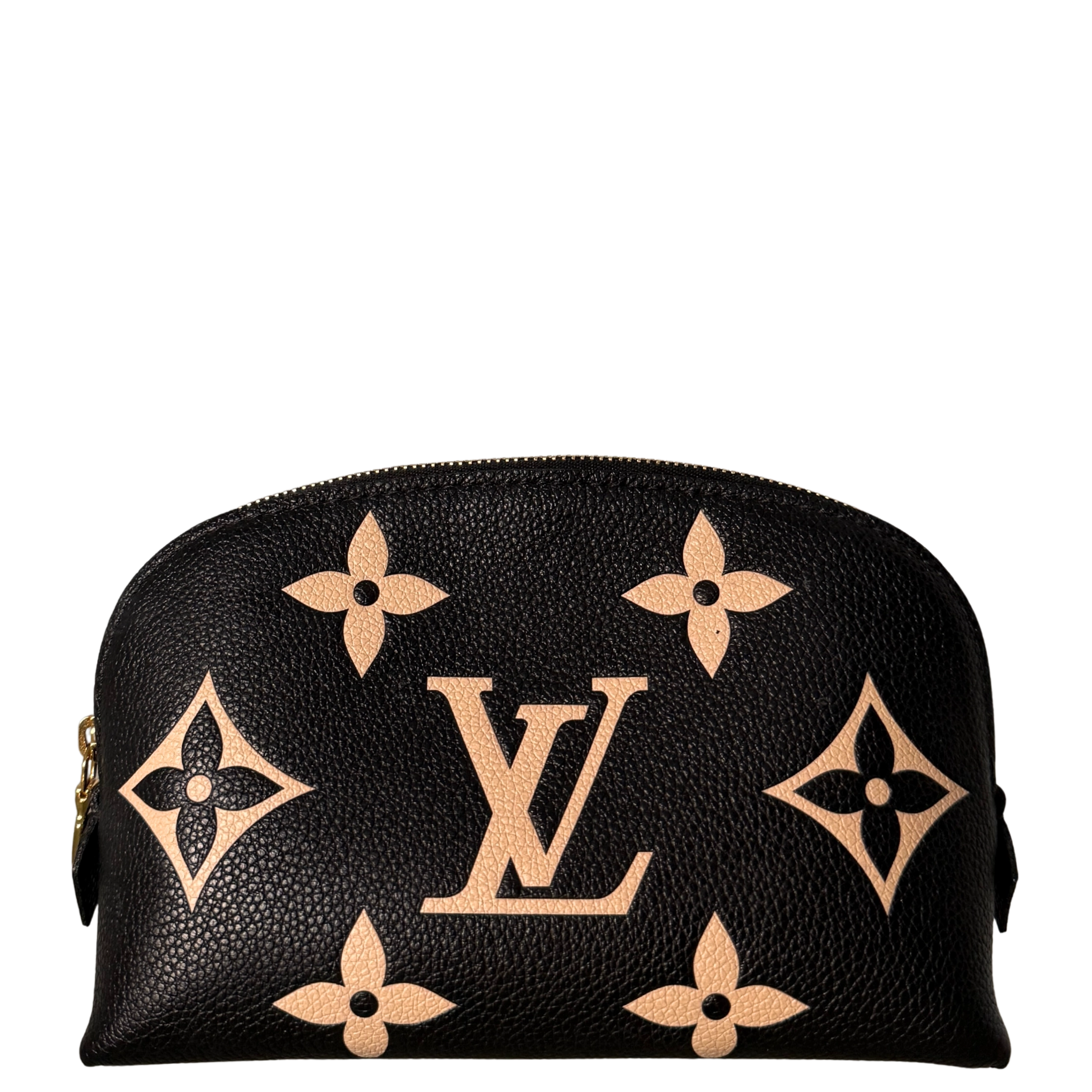 Louis Vuitton Cosmetic Pouch PM Monogram Empreinte Schwarz / sehr gut