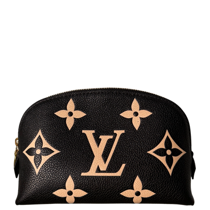Louis Vuitton Cosmetic Pouch PM Monogram Empreinte Schwarz / sehr gut