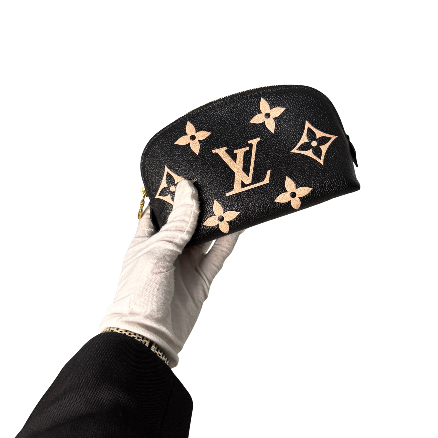 Louis Vuitton Cosmetic Pouch PM Monogram Empreinte Schwarz / sehr gut
