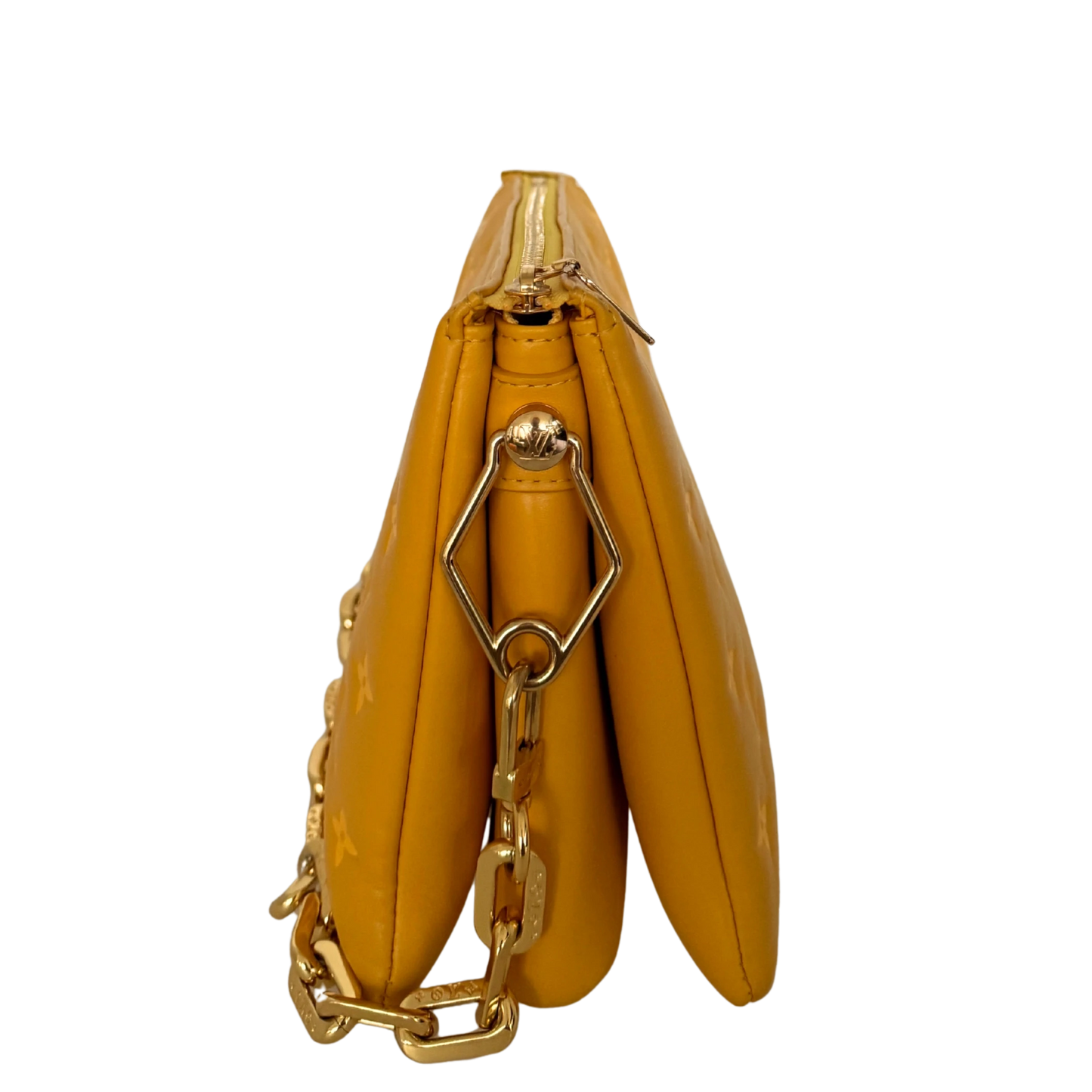 Louis Vuitton Monogram Empreinte PM Coussin Handtasche Gelb / gut Louis Vuitton
