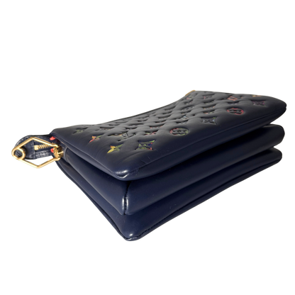 Louis Vuitton Coussin PM Garden Navyblau / sehr gut