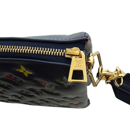 Louis Vuitton Coussin PM Garden Navyblau / sehr gut