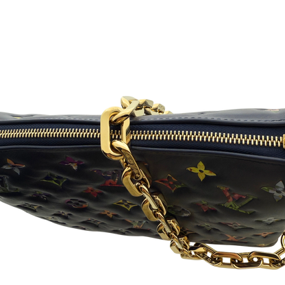 Louis Vuitton Coussin PM Garden Navyblau / sehr gut