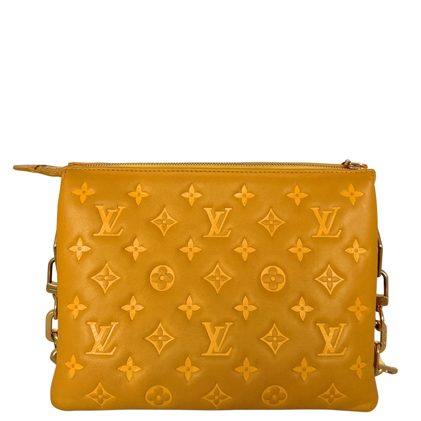 Louis Vuitton Monogram Empreinte PM Coussin Handtasche Gelb / gut Louis Vuitton