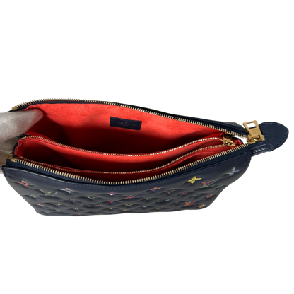 Louis Vuitton Coussin PM Garden Navyblau / sehr gut