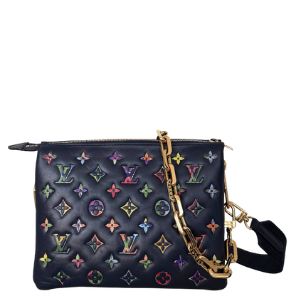 Louis Vuitton Coussin PM Garden Navyblau / sehr gut