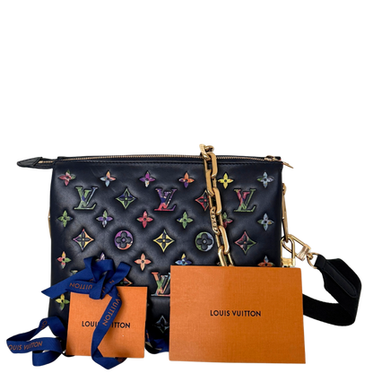 Louis Vuitton Coussin PM Garden Navyblau / sehr gut