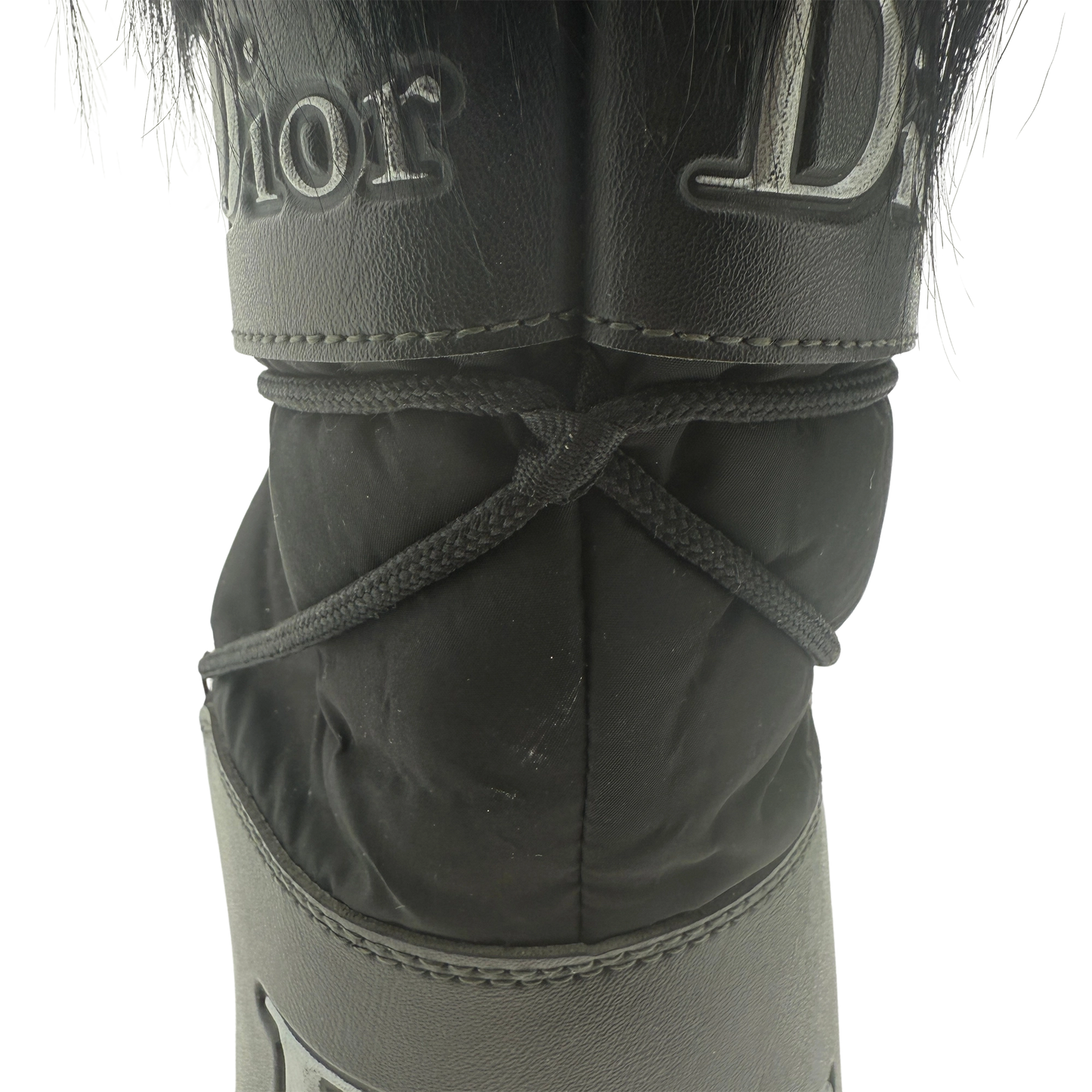 Dior x John Galliano Yak Snow Moon Boots schwarz Größe 38-40 / gut Dior