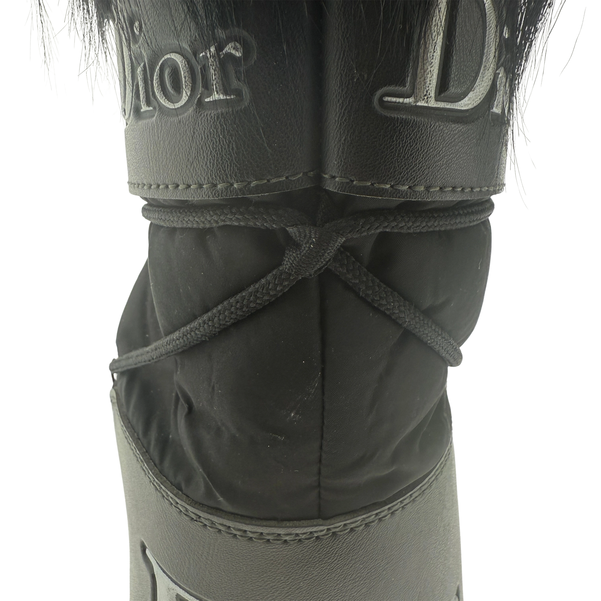 Dior x John Galliano Yak Snow Moon Boots schwarz Größe 38-40 / gut Dior