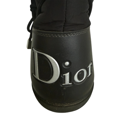 Dior x John Galliano Yak Snow Moon Boots schwarz Größe 38-40 / gut Dior