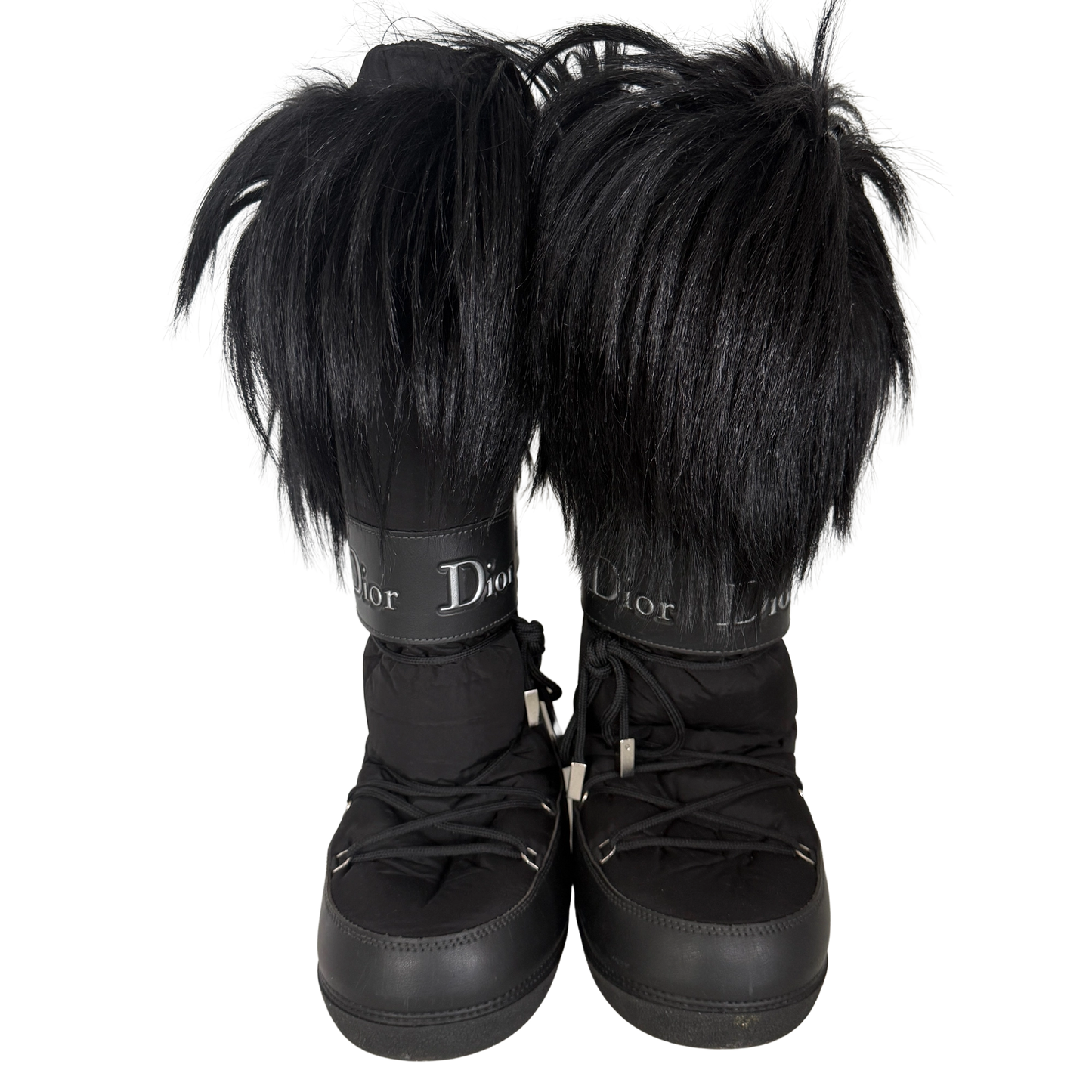 Dior x John Galliano Yak Snow Moon Boots schwarz Größe 38-40 / gut Dior
