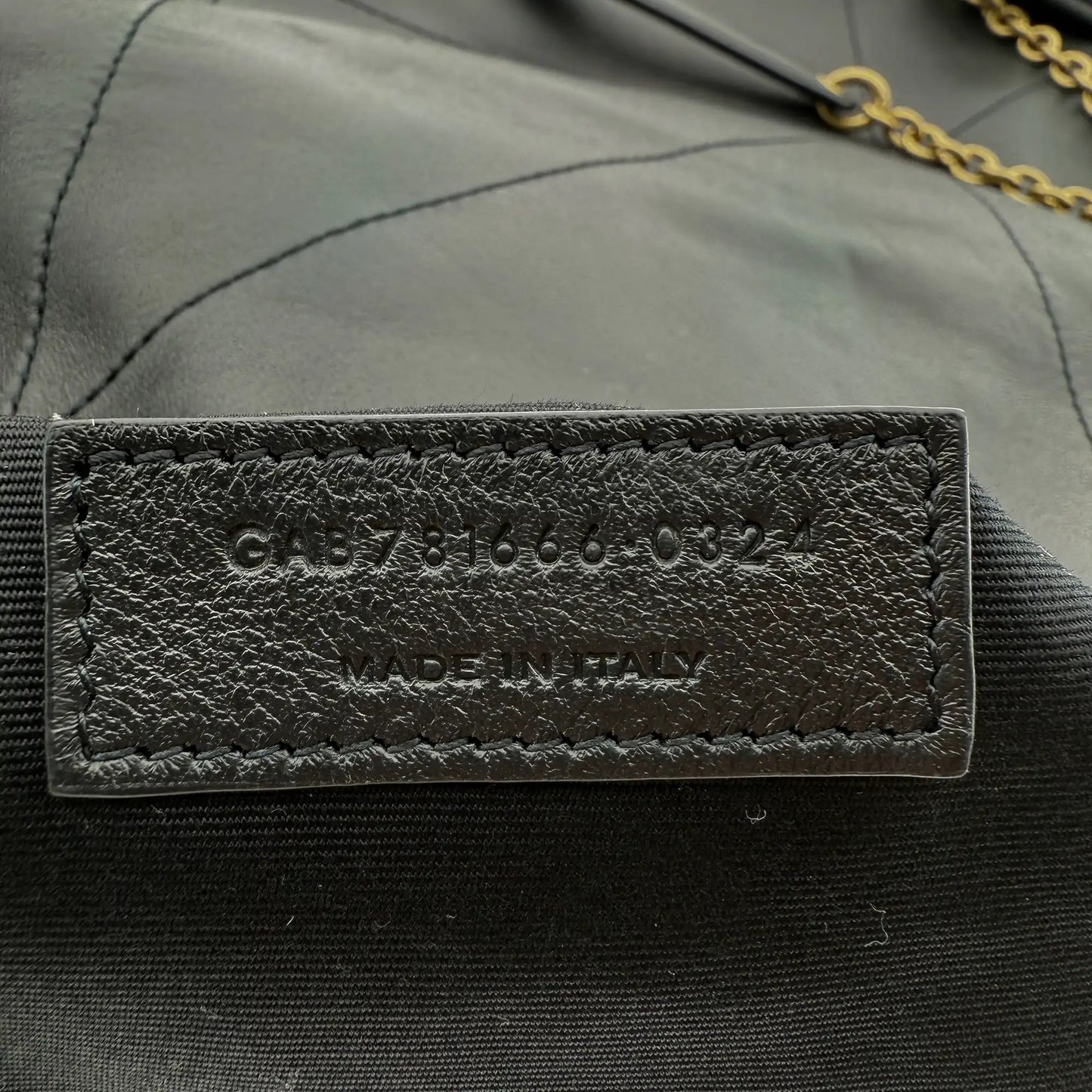 Saint Laurent Jamie Pochon aus Lammleder Schwarz / sehr gut Saint Laurent